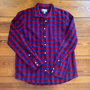 J. Crew Women’s flannel shirt